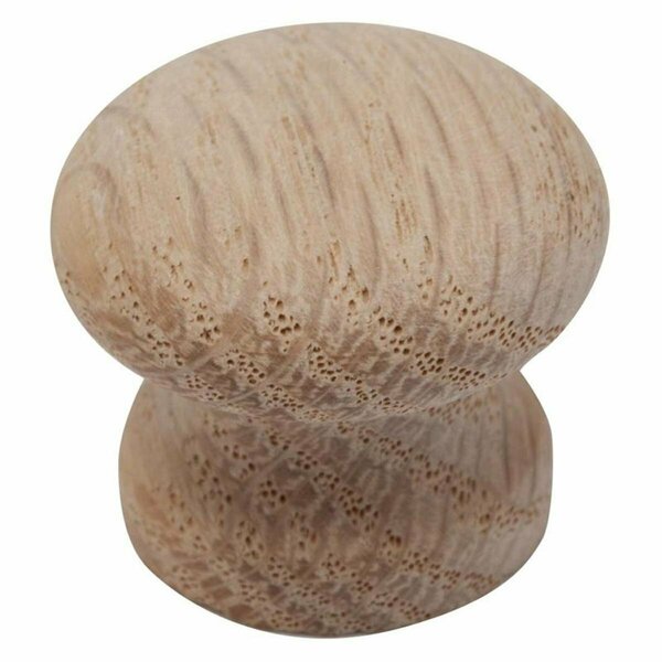 Waddell Mfg Co Waddell  1.5 in. Dia. x 0.5 in. Round Cabinet Knob - Natural, 25PK 5992979